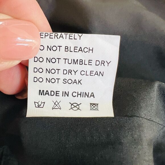 Runway The Label Mini Dress Small Black Floral Long Sleeve V Neck RNWY Aysa Club - Picture 13 of 16